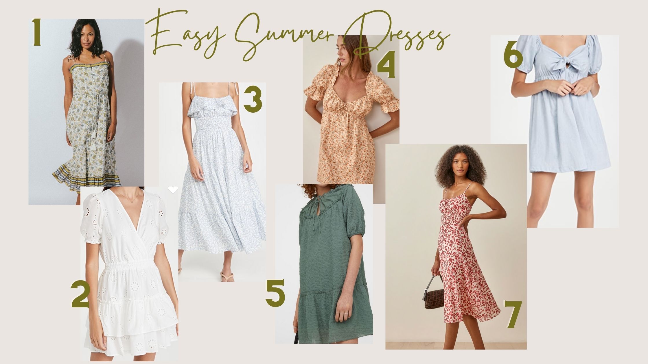 Easy care cheap summer dresses